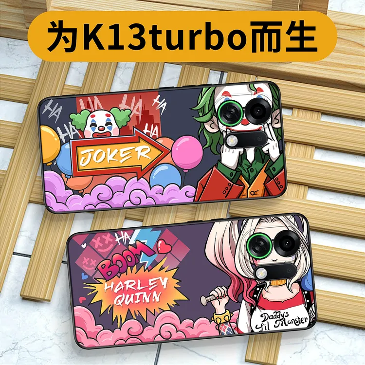 墨镜小丑男适用oppok13turbo手机壳新款男生卡通个性k13tu