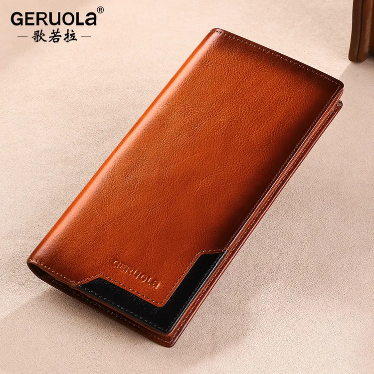 钱包男款男士头层牛皮真皮新款钱夹长款卡包皮夹手拿包送爸爸礼物