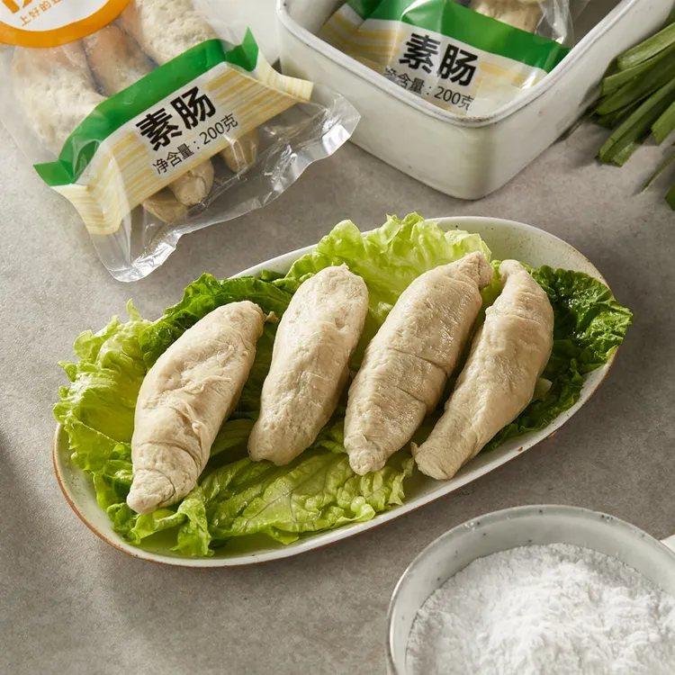 汉康素肠面筋制品水面筋素肠卷素肉素面筋红烧面筋上海素肠纯手工