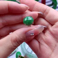 翡翠颈饰银S925镶嵌翡翠