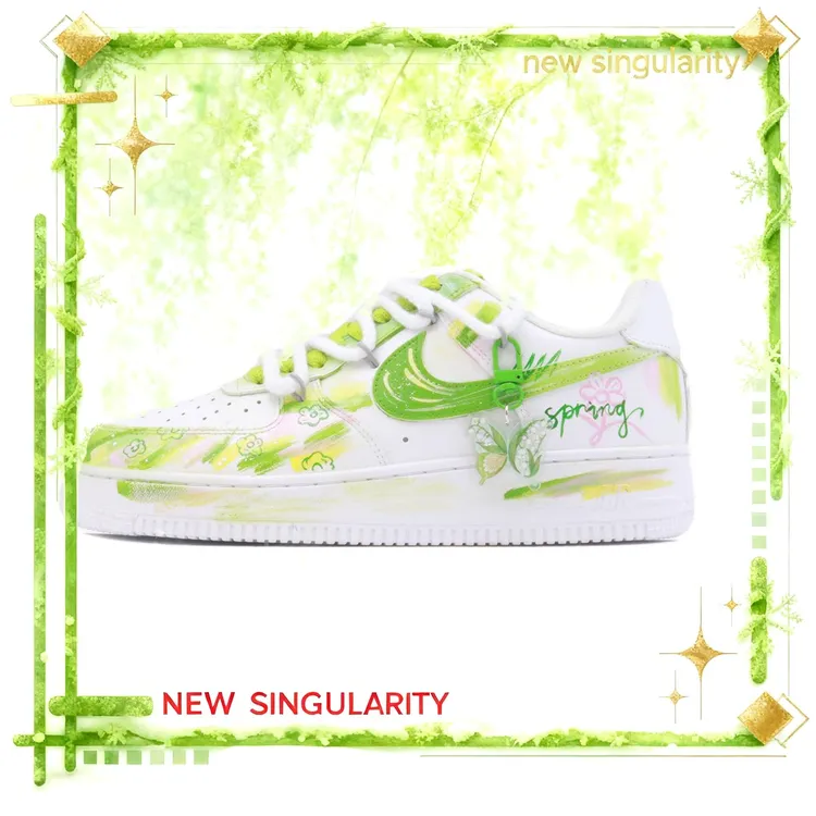 Nike/耐克air Force1 Low【定制球鞋】春日青阳af1休闲男女低帮板鞋