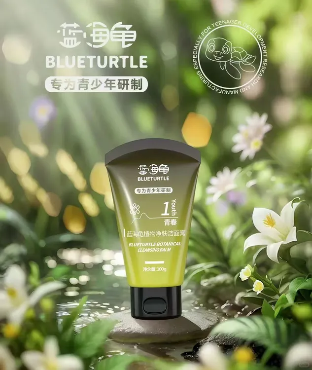 青少年氨基酸清洁控油祛痘收缩毛孔去黑头粉刺洁面膏