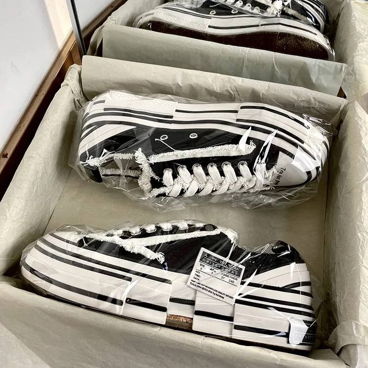 某物渠道鞋~吴建豪同款乞丐鞋夏季新款帆布鞋网红增高休闲男款女