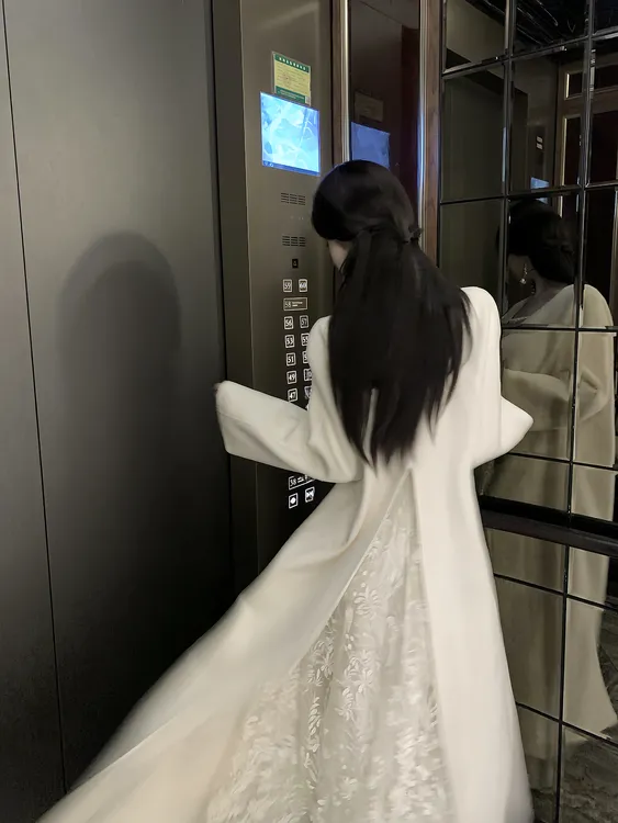 【雅乔定制】柏林初雪 长款双面呢羊毛大衣外套女秋冬DYHH-25092023