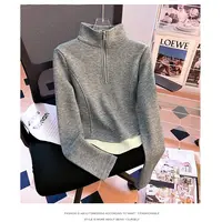 现货【RG3758】2025年新款简约日常通勤时尚气质百搭减龄显瘦卫衣