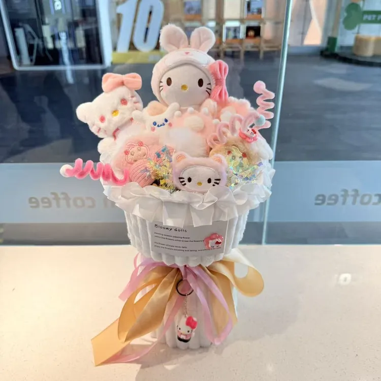 原创kitty生日礼物送女孩闺蜜同学女朋友kt猫节日纪念日祝福摆件