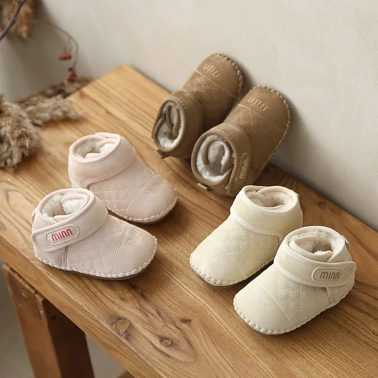 茵豆婴儿鞋子6-12个月秋冬婴儿软底鞋宝宝学步鞋0-1岁初学者防掉9