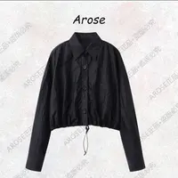 【AR0SE•正品】2025秋季新款宽松型抽绳女春季减龄轻盈短外套1097