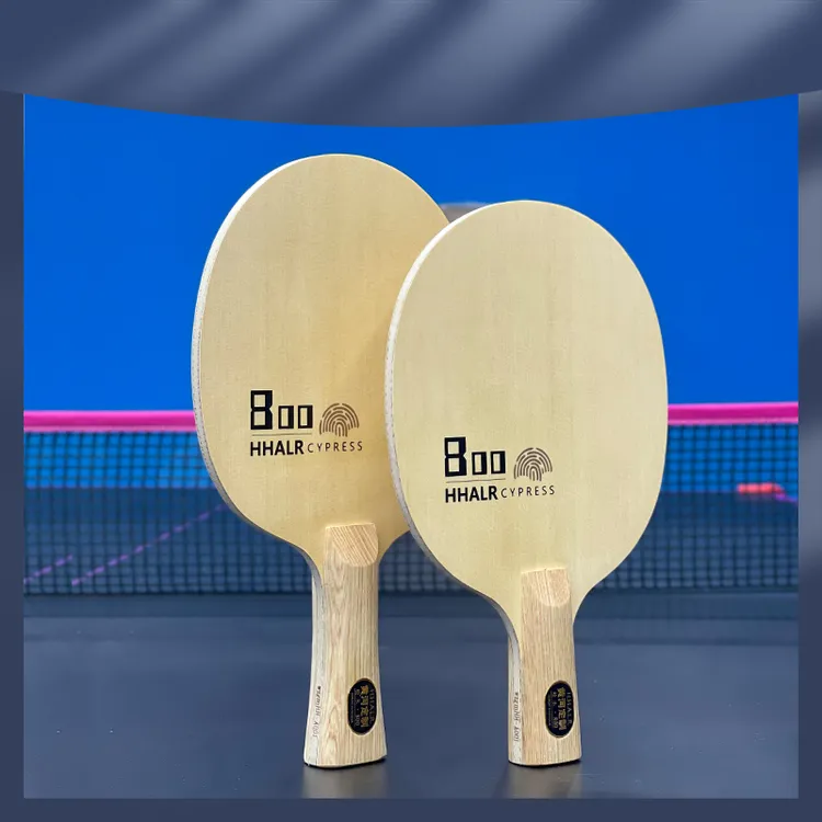 黄河推荐桧木800乒乓球单底板