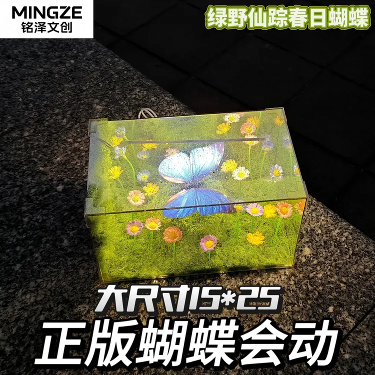 【第二代】绿野仙踪春日蝴蝶DIY小夜灯材料包礼物成品送女朋友闺蜜