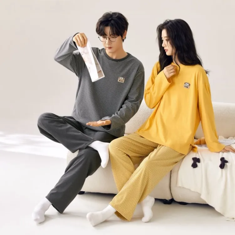 【泡面姐专属】成人冬季家居服套装情侣套头睡衣青少年卡通动漫