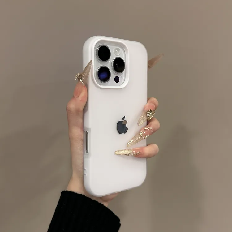 简约磨砂果冻适用苹果16promax手机壳时尚iphone15二合一14个性17