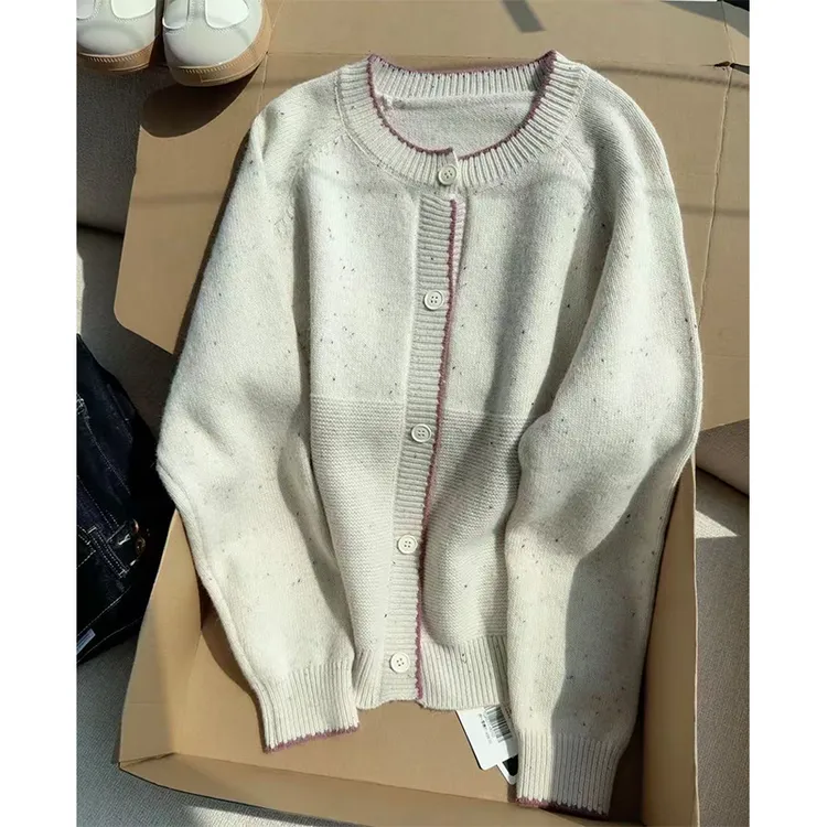 【丹姐家~点子针织衫~】韩系简约百搭针织开衫