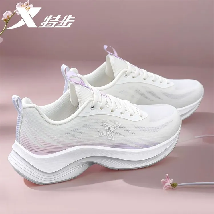 XTEP/特步女鞋薄网正品运动鞋弹力鞋防滑减震软底透气运动跑步鞋
