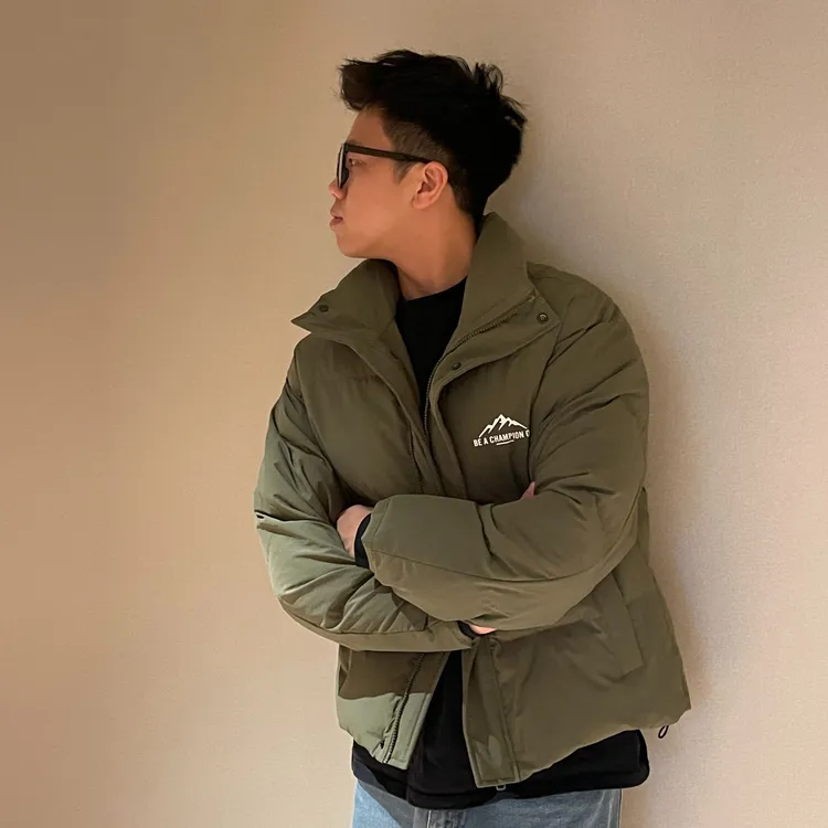 山系夹绒面包服冬季保暖锁温一件过冬户外防风绒棉外套