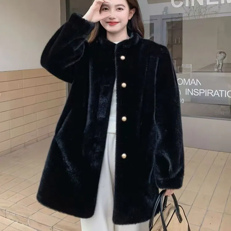 【妮妮】822中长款短款外套短外套时尚秋冬上衣女士