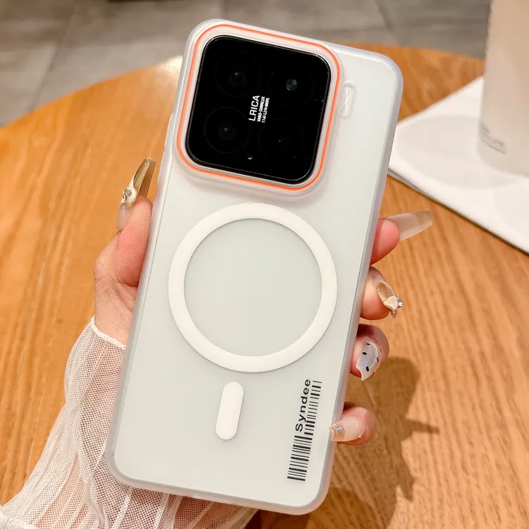适用于小米17pro手机壳小米15透明磁吸红米k80超薄磨砂红米k70pro