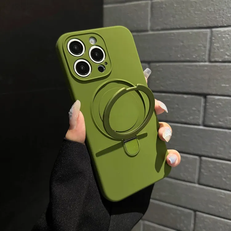 磁吸液态硅胶支点支架适用苹果17promaxiPhone16手机壳14/13/15