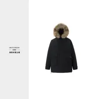 90鹅绒貉子毛领石墨烯三防情侣极寒羽绒服 5801（007）