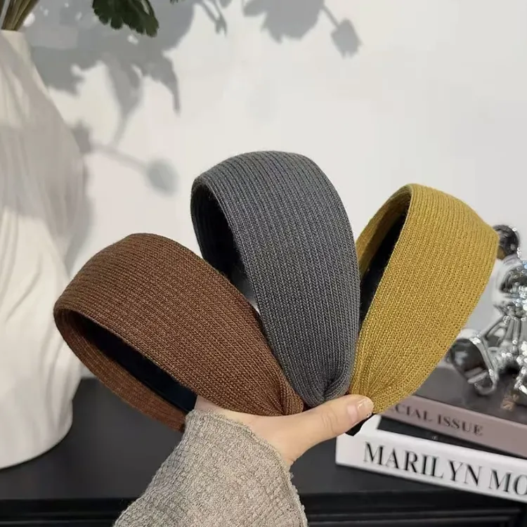 原创设计韩版韩式日韩少女风发箍发捆复古纯色