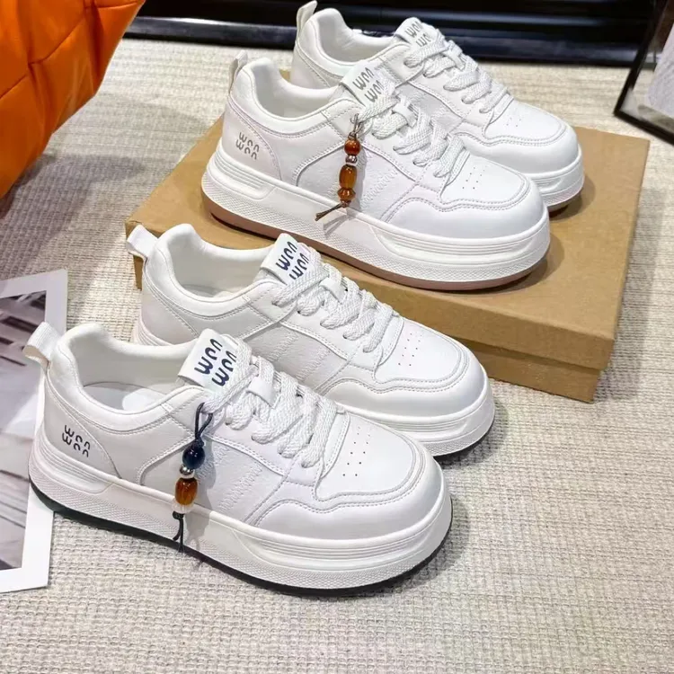 730厚底轻便小白鞋