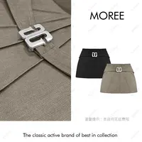【MOREE】Modèle d’automne小众工装设计感半裙 -Z6268