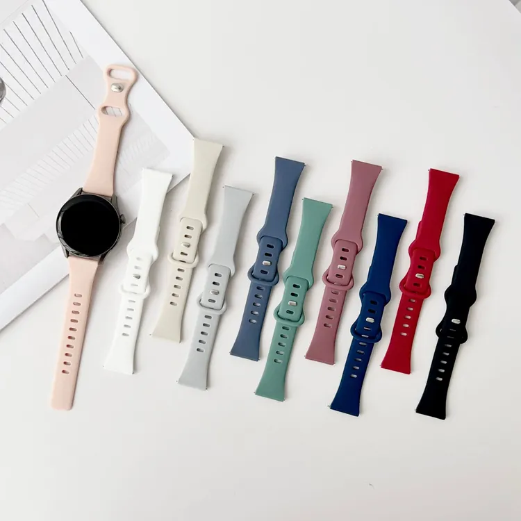 适用华为GT4穿戴14/18/20/22mm小蛮腰watch3/4pro硅胶跨境手表带