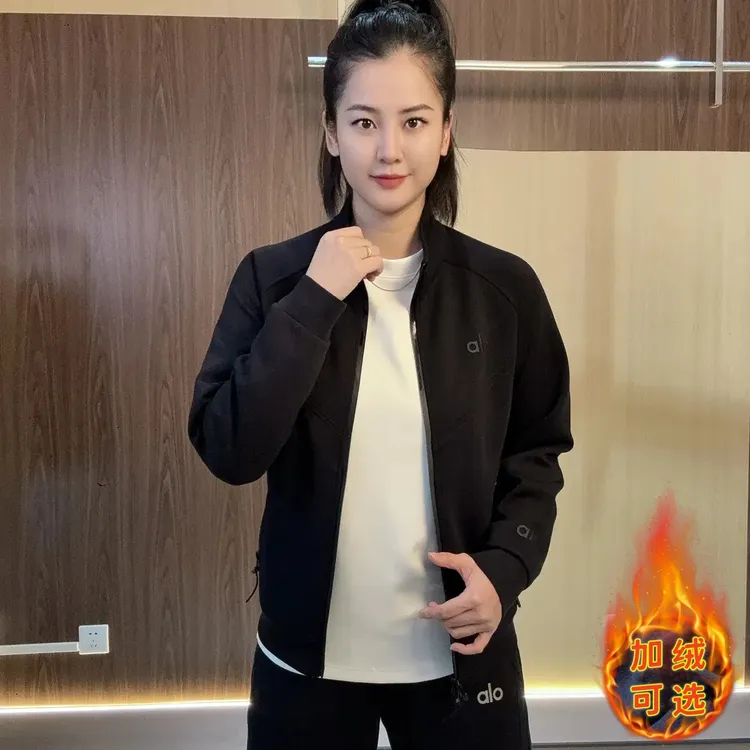 秋冬新品加绒连帽运动夹克衫男潮流简约商务休闲宽松百搭设计外套