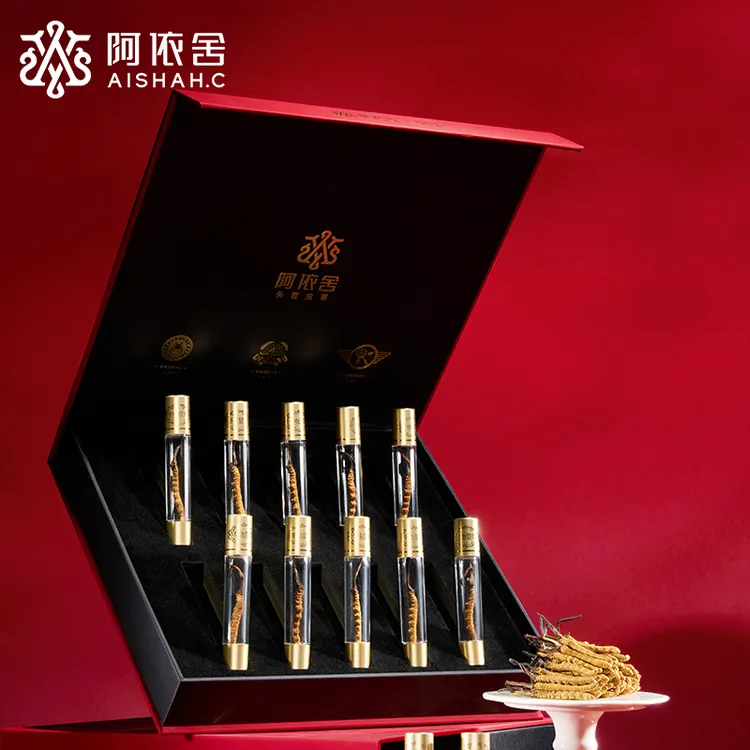 【阿依舍严选】头茬冬虫夏草10根装头期虫草滋补礼盒装滋补佳品商品图