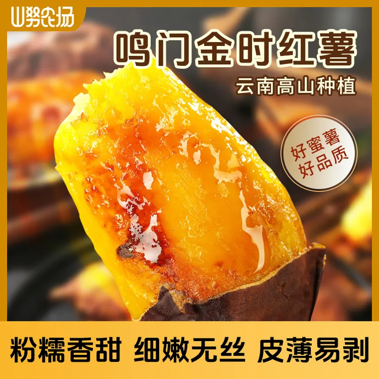 【顺丰&京东】山努鸣门金时红薯云南高山沙地烤红薯香甜皮薄糖心