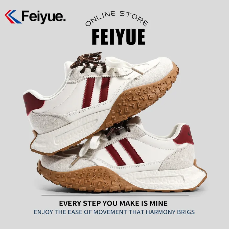 feiyue/飞跃2025秋季新款女鞋阿甘鞋时尚运动休闲鞋百搭ins复古鞋