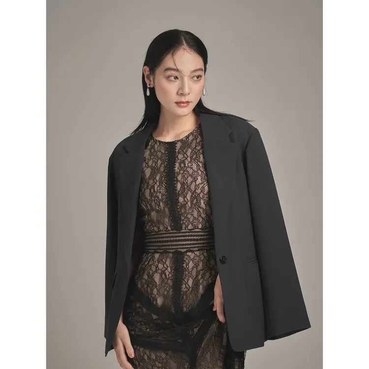 【MonTendre】L 秋季新款 轻奢老钱风松弛感女装贵气西装外套夹克