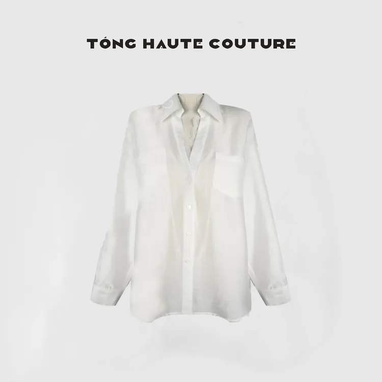 【倩雨柏林】天丝+亚麻春季新款V领蕾丝拼接长袖衬衫 YY040