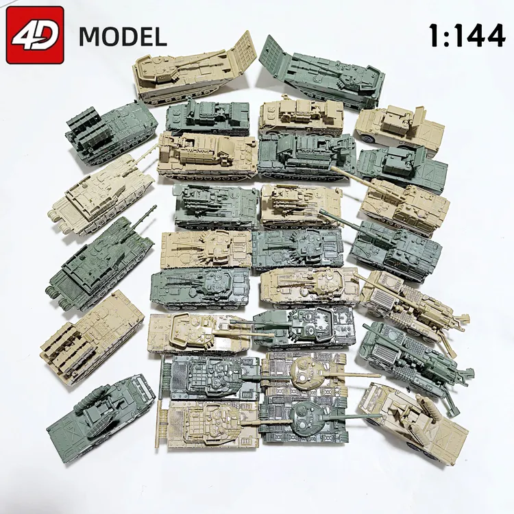 4d拼装1/144模型99A主战经典坦克成品套装沙盘玩具摆件男孩礼物