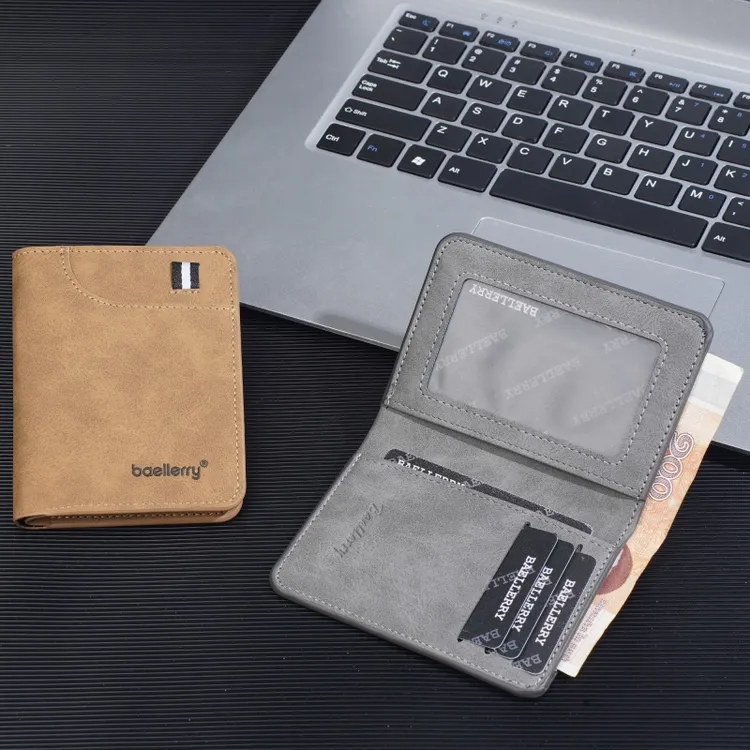 超薄男士小钱包多功能青年短款驾驶证一体卡包小巧学生零钱包皮夹