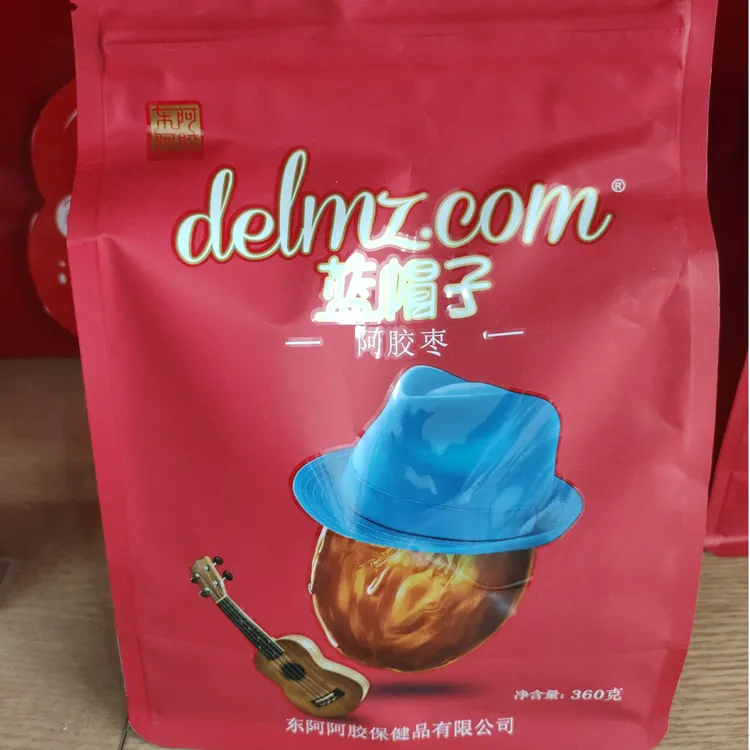 东阿阿胶蓝帽子阿胶枣360g去核独立包装