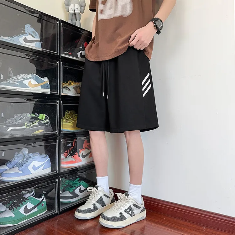 时尚夏季新款时尚潮流青少五分短裤男宽松薄款裤子五分裤男士百搭