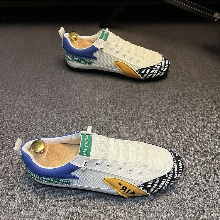 男鞋2025夏款新款网面透气一脚蹬豆豆鞋精神小伙休闲运动平底板鞋