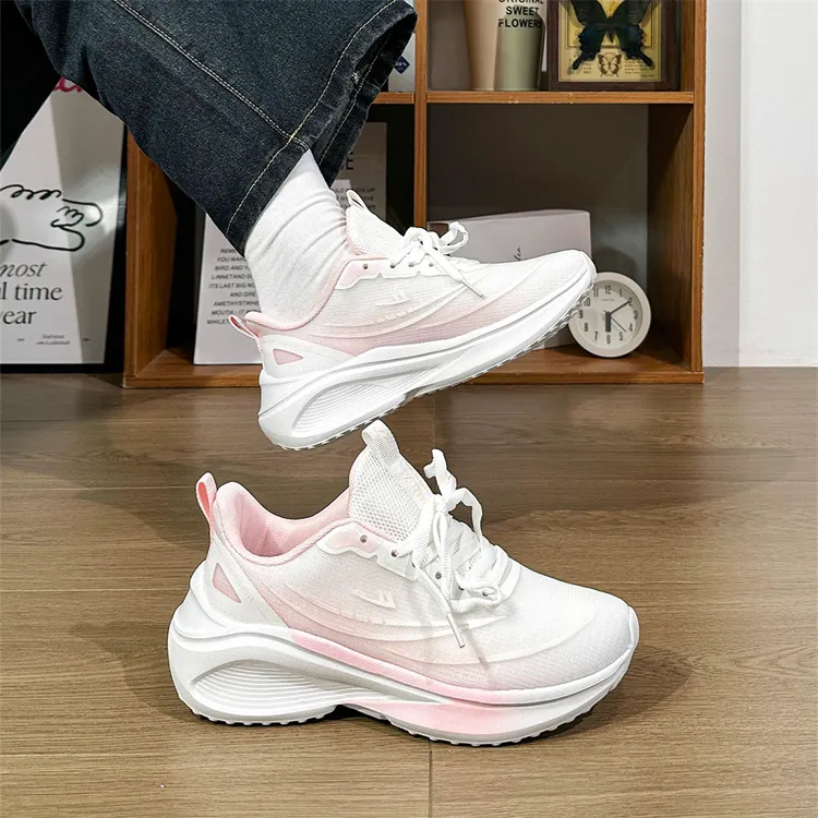 Warrior/回力女鞋网面运动鞋女款2025新款透气女款厚底休闲跑步鞋