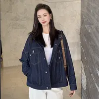 AMASS/阿玛施【新品首发】牛仔连帽外套显瘦百搭洋气宽松时尚540049