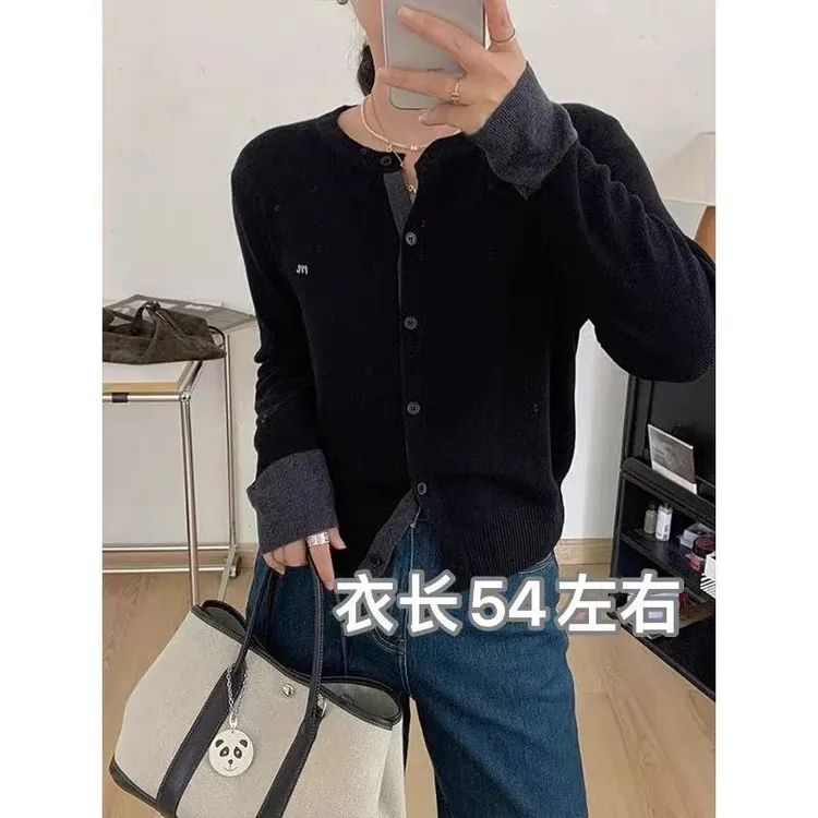 88631早秋软糯百搭针织衫