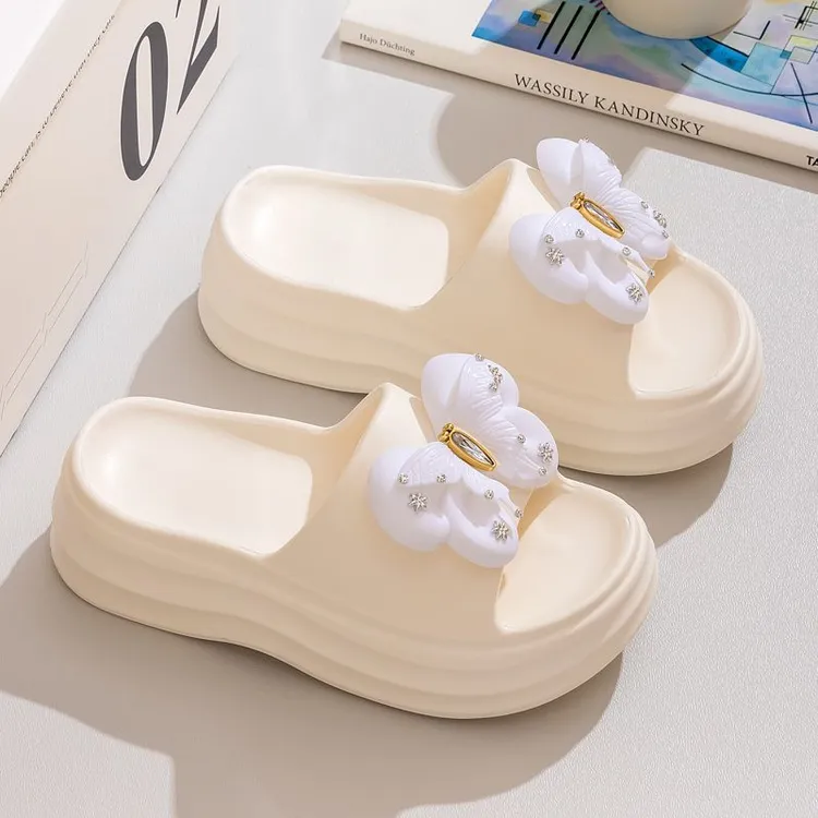 外穿新款拖鞋夏季2025增高厚底爆款松糕沙滩一字高级防滑时尚