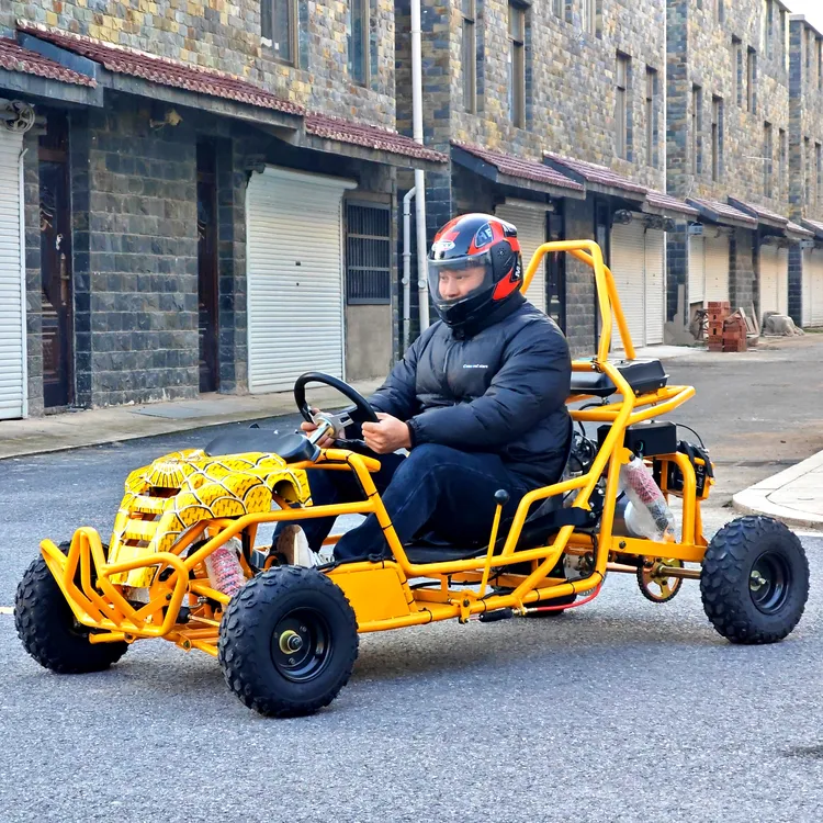 单人汽油款卡丁车125cc自动挡全地形四轮沙滩车卡丁车摩托越野车