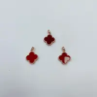 天然红玛瑙四叶草吊坠多样性发其一z