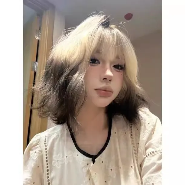 【暹罗卷卷】蛋蛋卷短发新款自然日常cos网感女生全头套假发