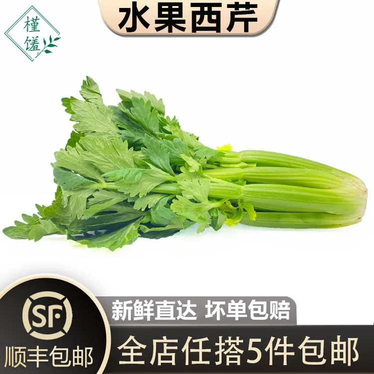 槿馐新鲜水果西芹250g荷兰清芹榨汁生吃沙拉蔬菜清甜爽口