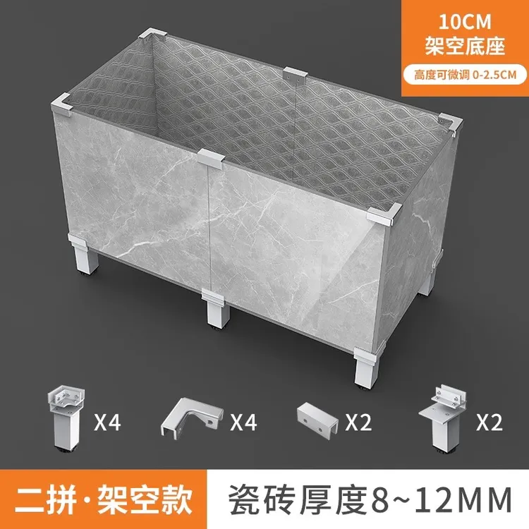高密度铝合金种菜卡扣种植箱固定卡扣玻璃夹转角底座可架空向阳