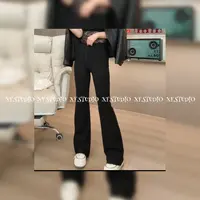 （小凤R定制长腿精）经典款加绒显瘦百搭喇叭裤