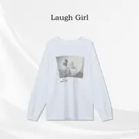 楚楚君 Laugh girl【复古米奇】圆领百搭米老鼠长袖T恤TL531201J