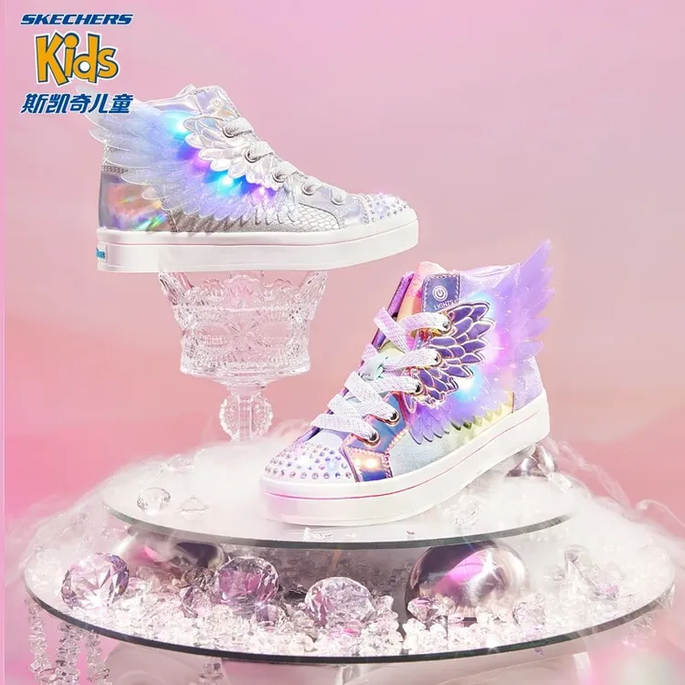 SKECHERS/斯凯奇大童童鞋儿童春新款时尚中帮百搭休闲鞋314401L